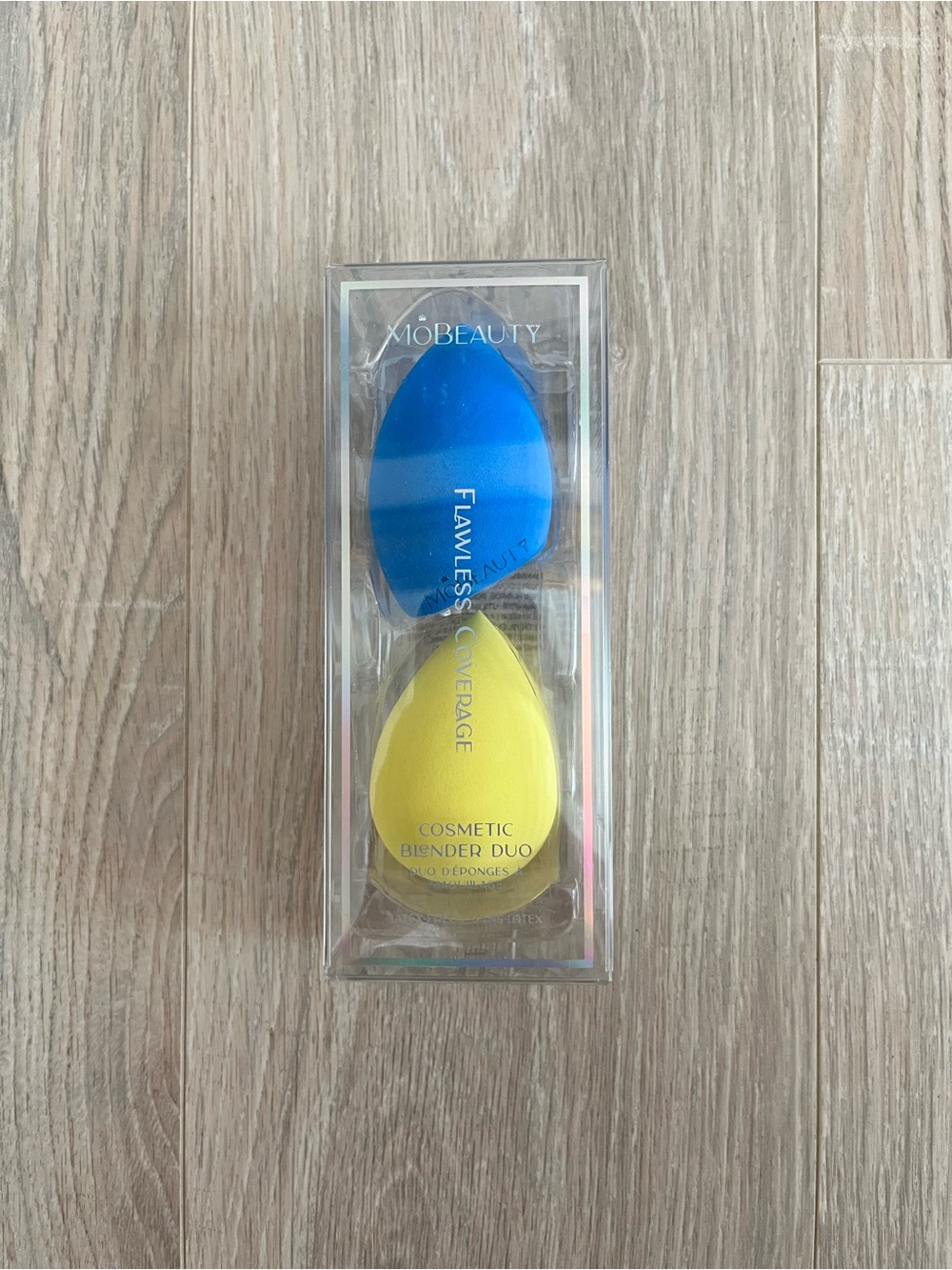 MO Beauty Flawless Coverage Cosmetic Blender Duo - Blue & Yellow